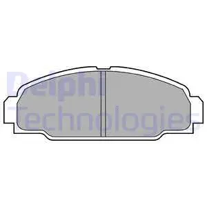 Brake Pad Set, disc brake (LP607)