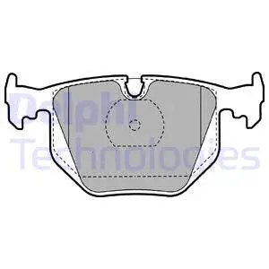 Brake Pad Set, disc brake (LP1143)