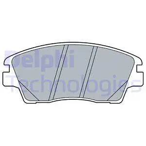 Brake Pad Set, disc brake (LP3519)