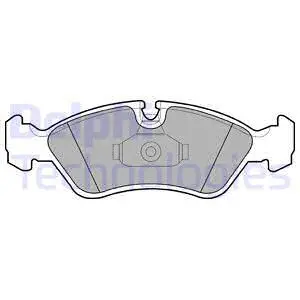 Brake Pad Set, disc brake (LP1605)