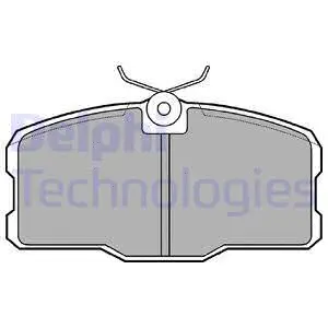 Brake Pad Set, disc brake (LP466)
