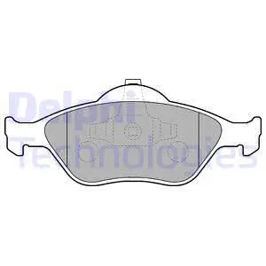Brake Pad Set, disc brake (LP1469)