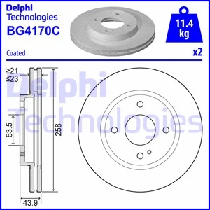 Brake Disc (BG4170C)