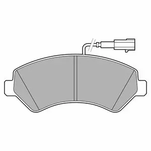 Brake Pad Set, disc brake (LP3623)