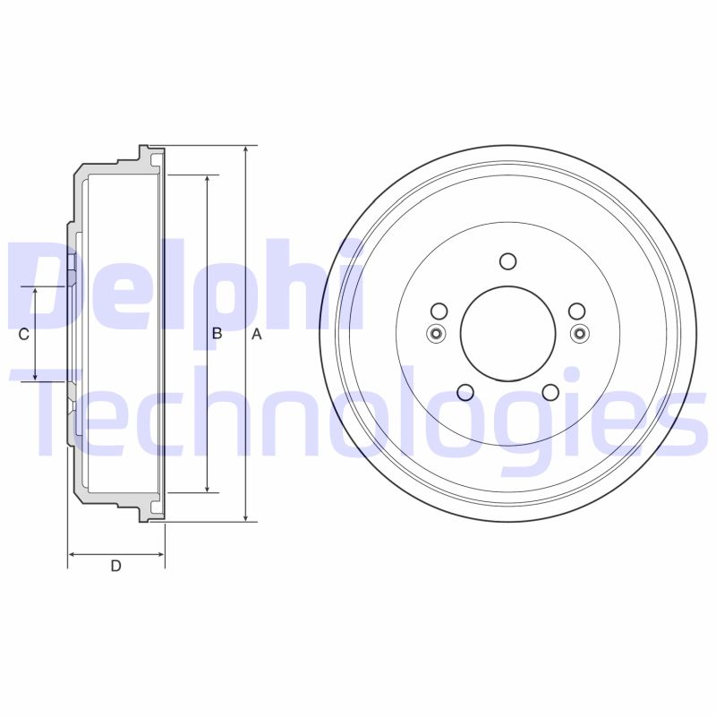 Brake Drum (BF599)