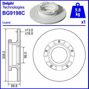 Brake Disc (BG9198C)
