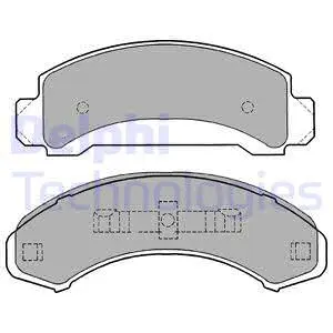 Brake Pad Set, disc brake (LP1168)