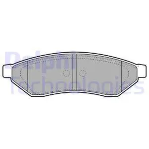 Brake Pad Set, disc brake (LP1946)