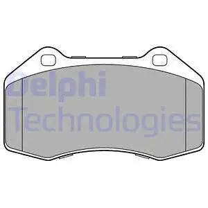 Brake Pad Set, disc brake (LP3195)