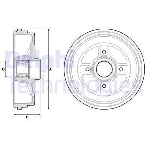Brake Drum (BFR496)