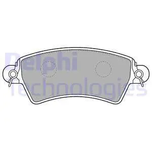 Brake Pad Set, disc brake (LP1517)