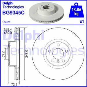 Brake Disc (BG9345C)