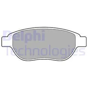 Brake Pad Set, disc brake (LP1653)