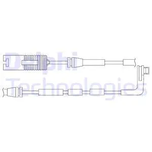 Warning Contact, brake pad wear (LZ0192)
