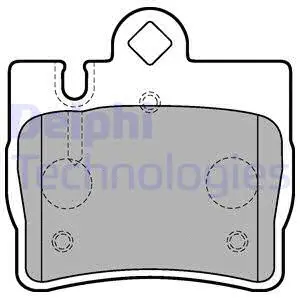 Brake Pad Set, disc brake (LP1697)