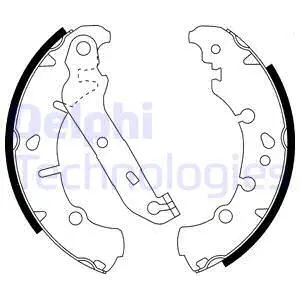 Brake Shoe Set (LS1912)