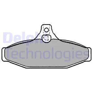 Brake Pad Set, disc brake (LP1267)