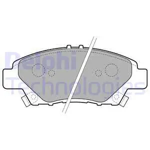 Brake Pad Set, disc brake (LP2194)