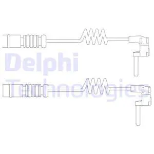 Warning Contact, brake pad wear (LZ0232)