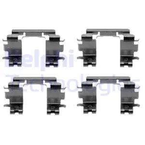 Accessory Kit, disc brake pad (LX0433)