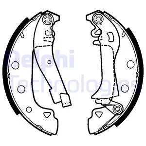 Brake Shoe Set (LS1314)