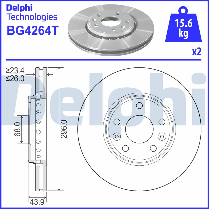 Brake Disc (BG4264T)