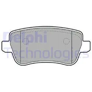 Brake Pad Set, disc brake (LP1964)