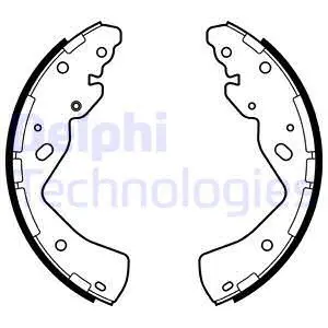 Brake Shoe Set (LS2143)