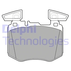 Brake Pad Set, disc brake (LP3642)