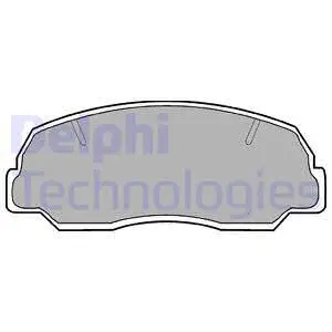 Brake Pad Set, disc brake (LP400)