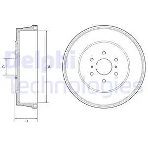 Brake Drum (BF557)