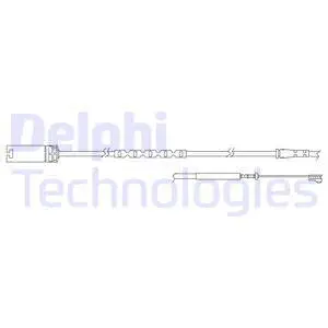 Warning Contact, brake pad wear (LZ0243)