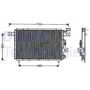 Condenser, air conditioning (TSP0225291)