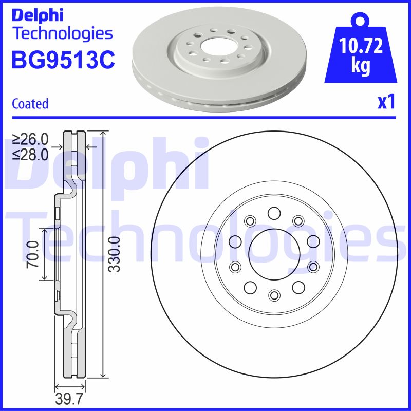 Brake Disc (BG9513C)