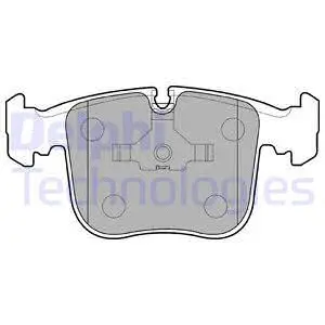 Brake Pad Set, disc brake (LP845)