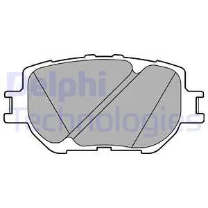 Brake Pad Set, disc brake (LP2699)