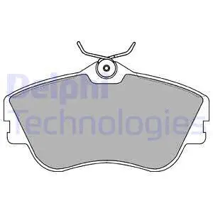 Brake Pad Set, disc brake (LP918)