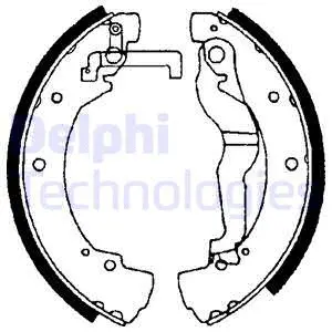 Brake Shoe Set (LS1656)
