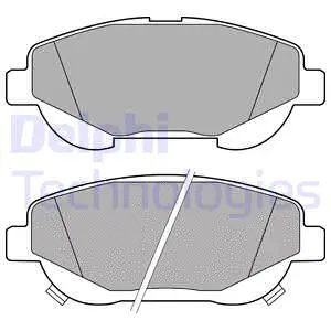 Brake Pad Set, disc brake (LP2207)