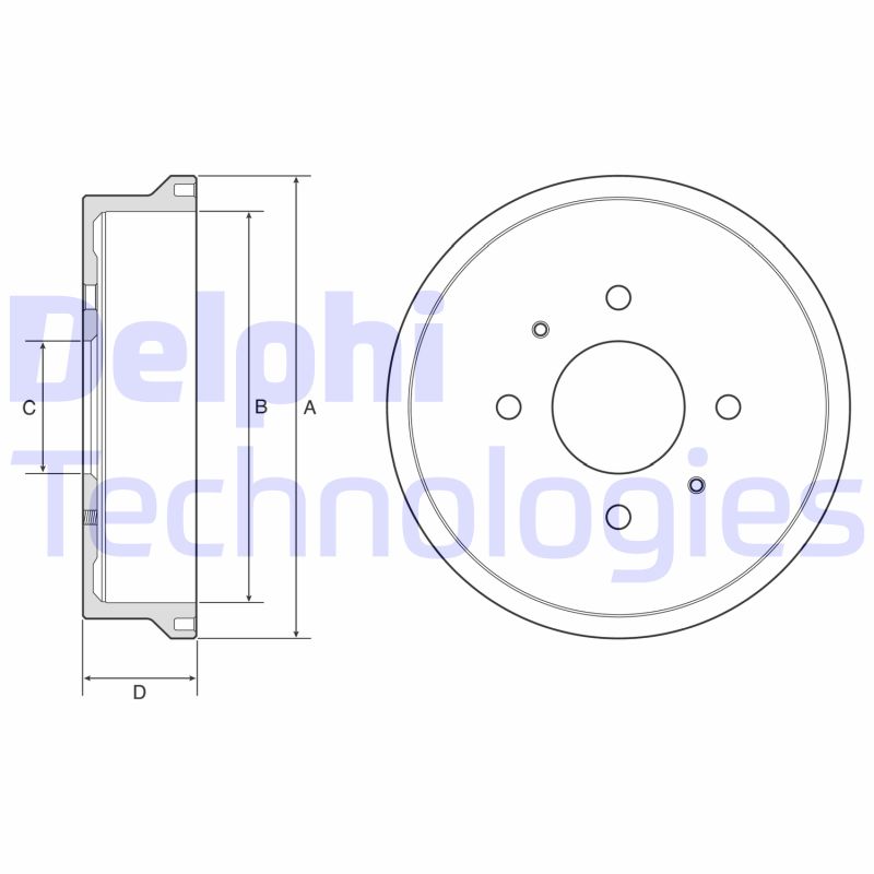 Brake Drum (BF604)