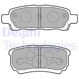 Brake Pad Set, disc brake (LP1852)