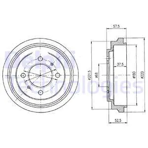 Brake Drum (BF336)