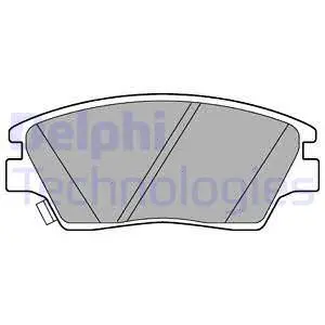 Brake Pad Set, disc brake (LP3263)