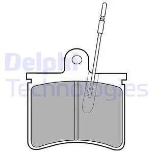 Brake Pad Set, disc brake (LP228)