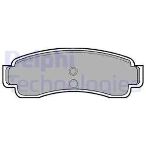 Brake Pad Set, disc brake (LP806)