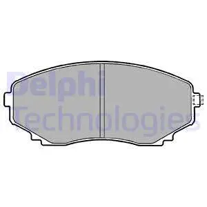 Brake Pad Set, disc brake (LP1095)