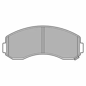 Brake Pad Set, disc brake (LP3616)