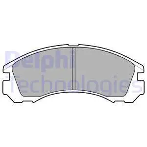 Brake Pad Set, disc brake (LP871)