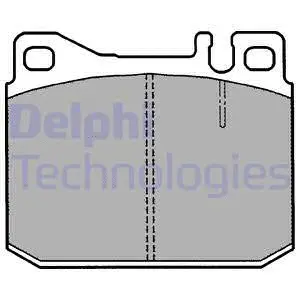 Brake Pad Set, disc brake (LP1208)