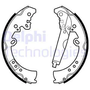 Brake Shoe Set (LS2039)